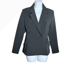 NWT Halogen Black Blazer Size 4 Petite Career Business Blazer 🖤🖤 PERFECT‎
